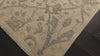 Ivory Gray 8'1''x10'1'' Peshawar Transitional Hand Knotted Wool Oriental Area Rug