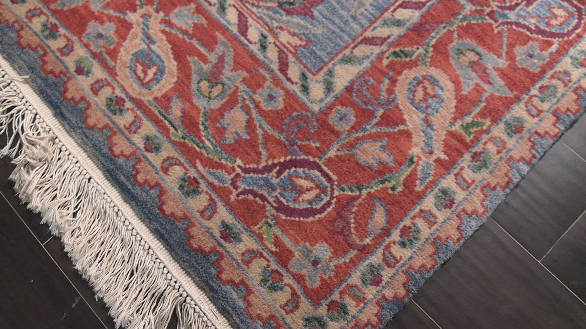 Blue 6x9 French Aubusson Savonnerie Traditional Plush Pile Hand Knotted New Zealand Wool Pande Cameron Oriental Area Rug