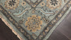 Aqua Gray 7'11''x10 Oushak Arts & Crafts Traditional Hand Knotted Wool Oriental Area Rug