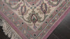 Dusty Rose 8x10'3'' Indo Kashan Traditional Botanical Plush Pile Hand Knotted Wool Oriental Area Rug