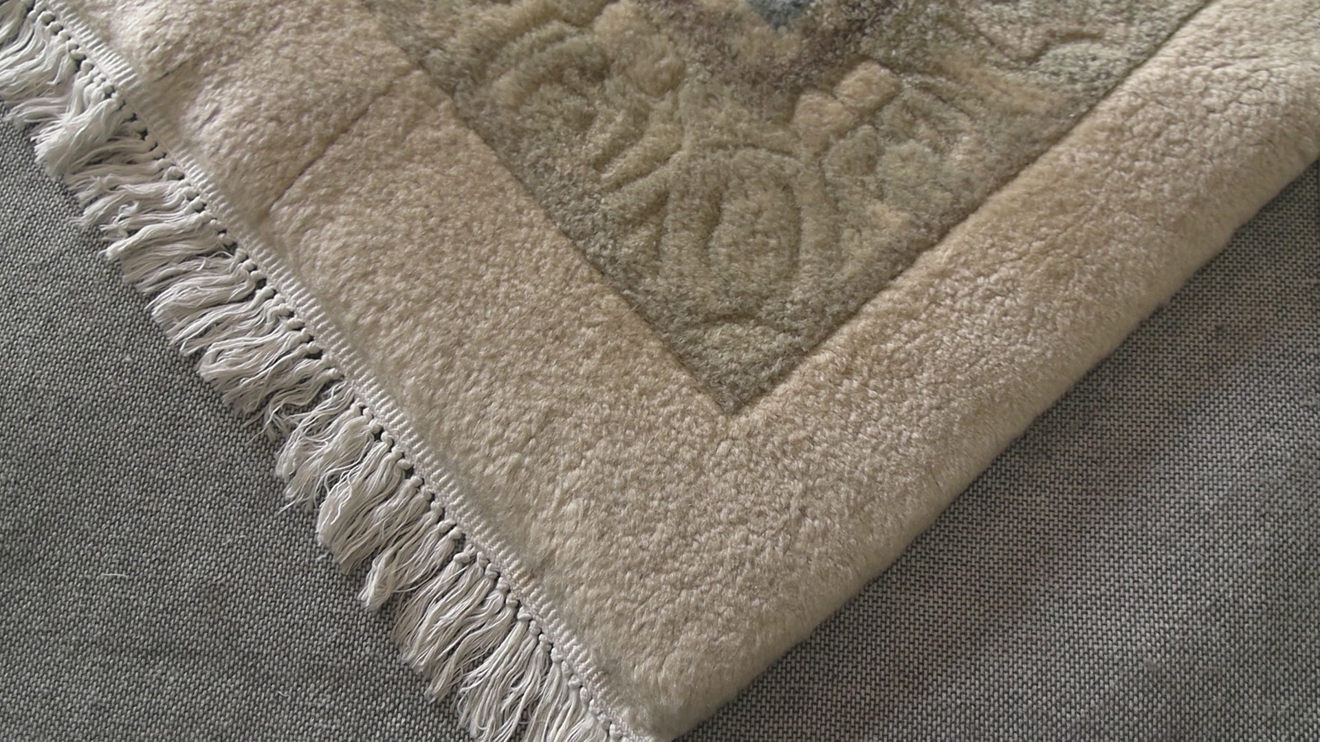 Beige 11x18 Aubusson Savonnerie Traditional Plush Pile Hand Knotted Wool Oriental Area Rug