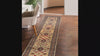 Sato Runner Hand Knotted Persian 100% Wool Tufenkian Keningston Chocolate Traditional Oriental Area Rug Beige, Rust Color