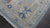 Blue Multi Size Oushak Arts & Crafts Hand Knotted Wool Oriental Area Rug