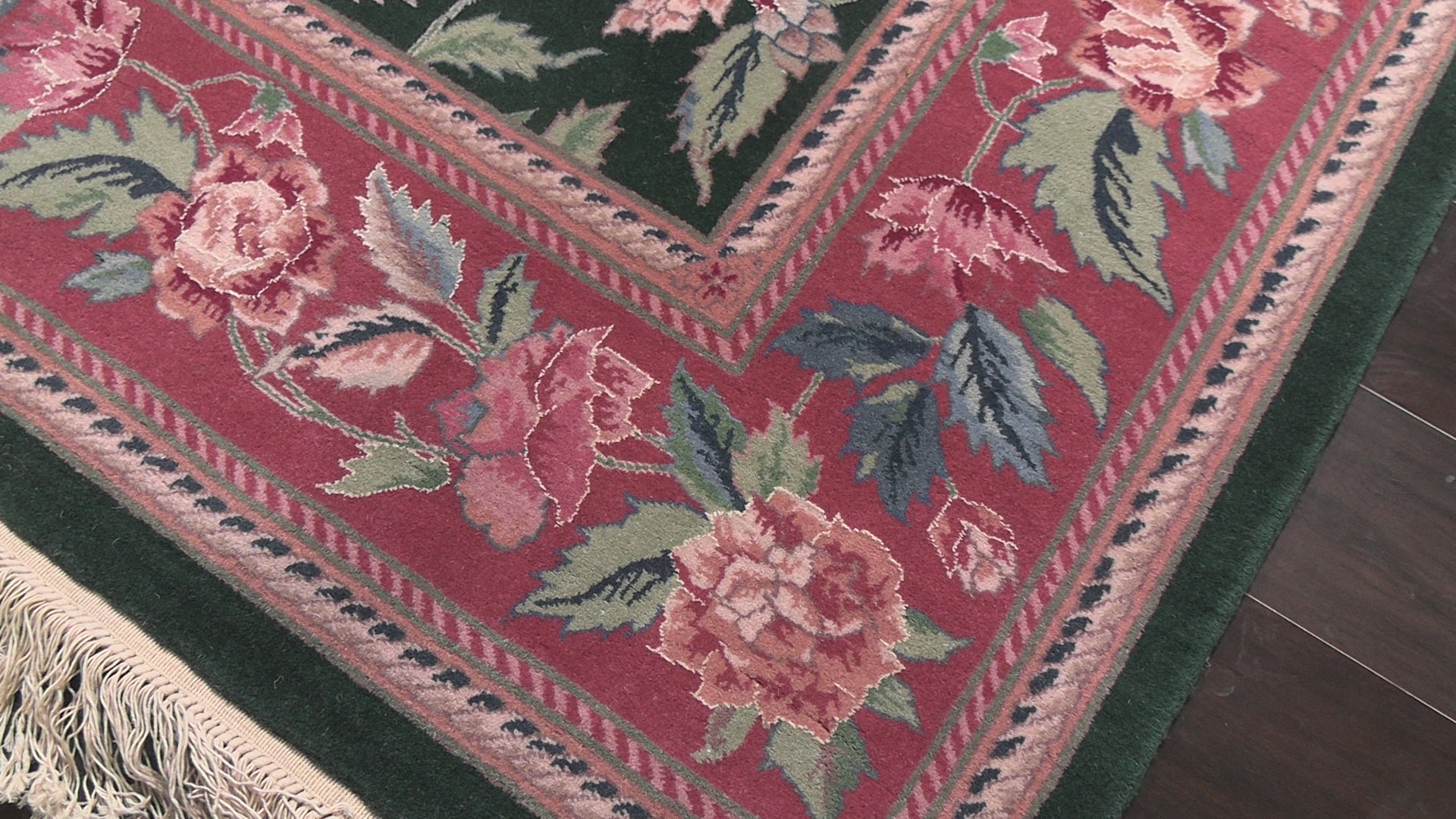 Emerald 8'9''x11'9'' Pak Persian Arts & Crafts 250 KPSI Hand Knotted Wool Silk Oriental Area Rug