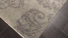 Gray Taupe 8'10''x11'10'' Oushak Transitional Damask Hand Knotted Wool Oriental Area Rug