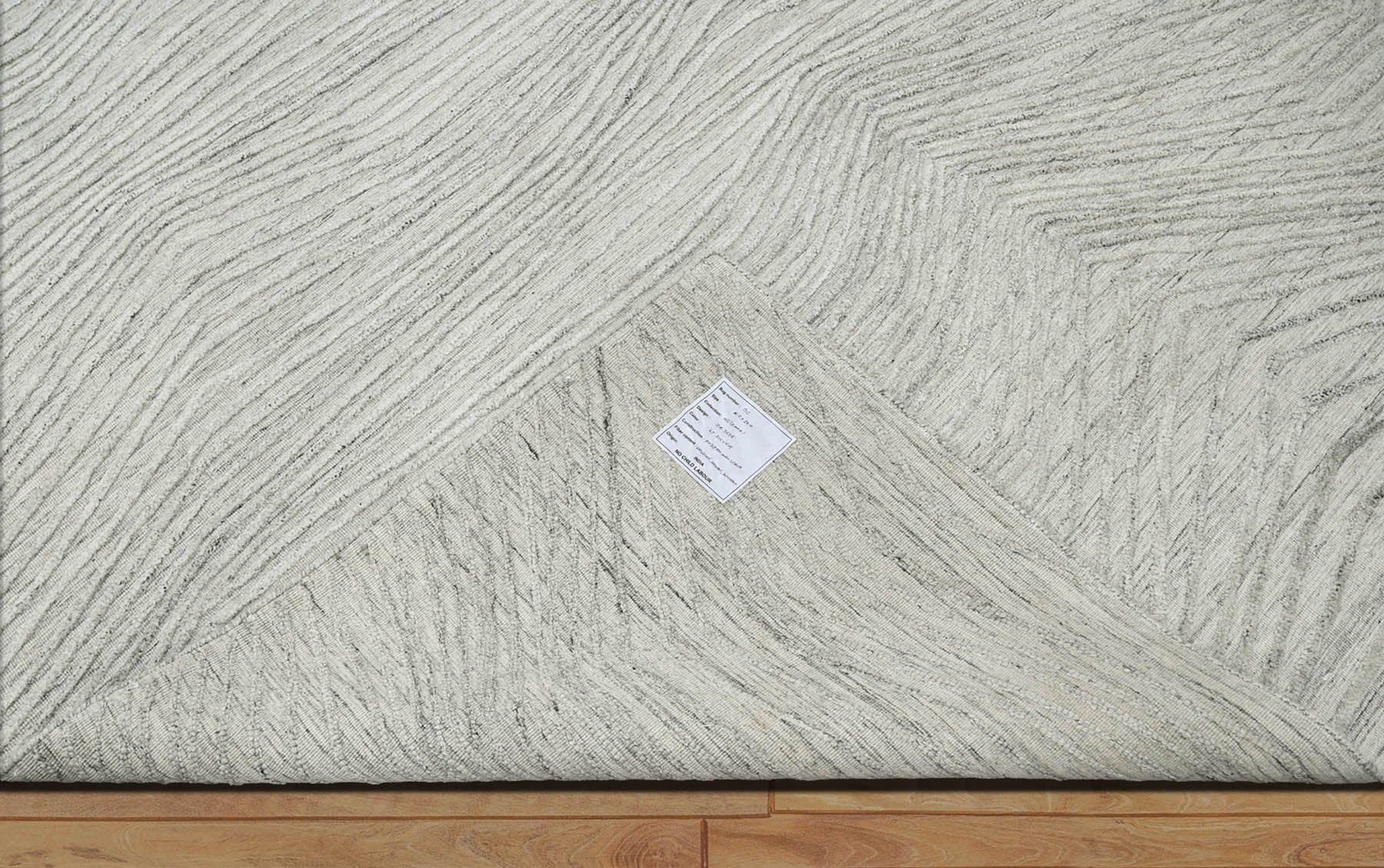 Lubow 8x10 Gray LoomBloom Hand Knotted Modern & Contemporary Textured Tibetan 100% Wool Oriental Area Rug
