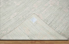 8x10 Beige, Gray Hand Knotted 100% Wool Modern & Contemporary Oriental Area Rug