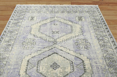 Multi Size Gray, Blue Hand Knotted 100% Wool Turkish Oushak Traditional Oriental Area Rug