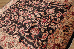 Pellot 8x10 Hand Knotted Persian 100% Wool Peshawar Traditional  Oriental Area Rug Charcoal,Beige Color