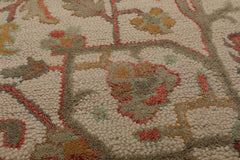 Juwariya 2x3 Hand Tufted Hand Made 100% Wool Transitional Oriental Area Rug Beige, Sage Color