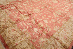 Josefiina 10x14 Hand Knotted 100% Wool Chobi Peshawar Traditional Oriental Area Rug Raspberry, Beige Color