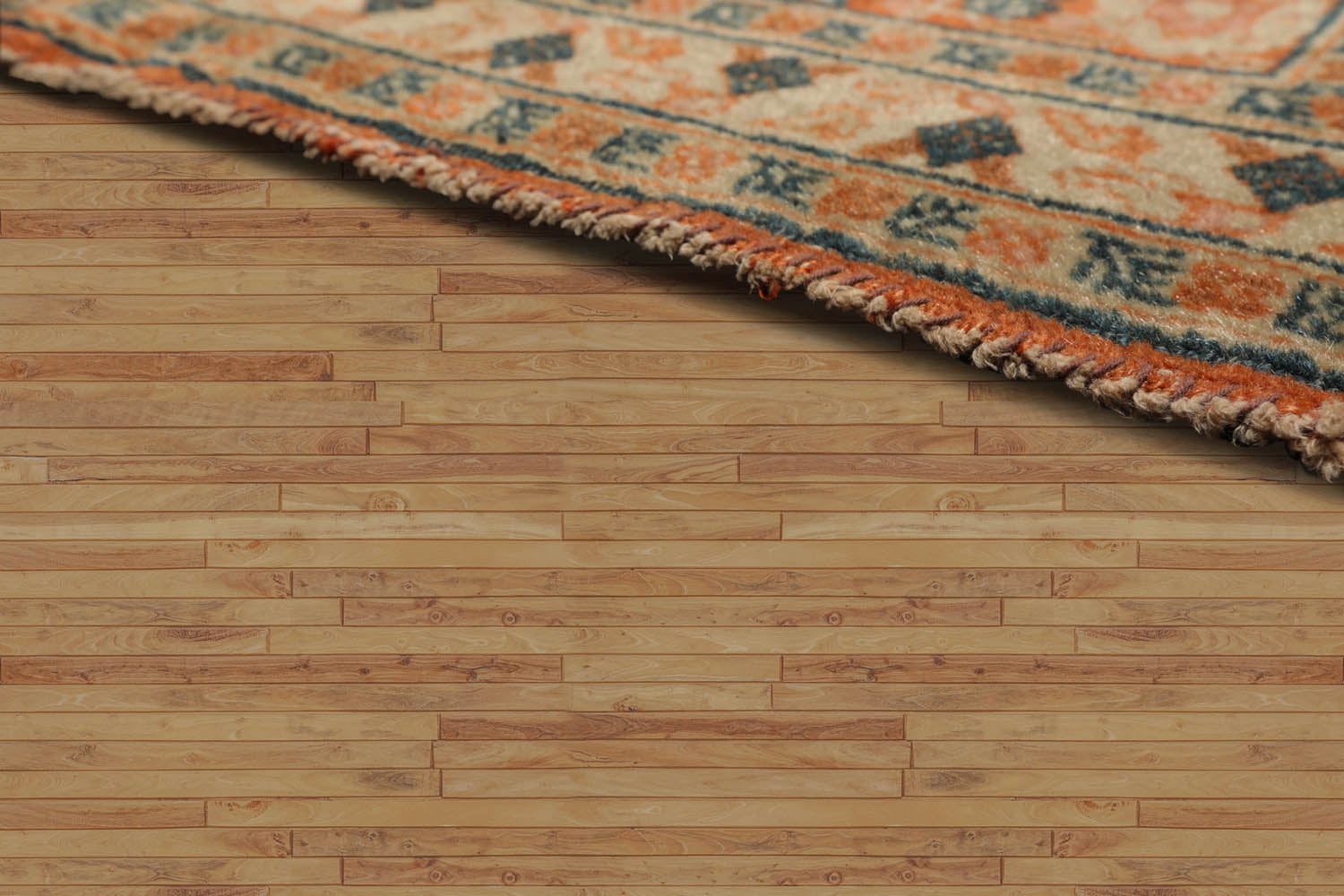 Humaira 4x6 Hand Knotted Tribal 100% Wool Heriz Traditional 250 KPSI Oriental Area Rug Beige, Burnt Orange Color