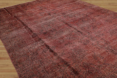 9x12 Hand Knotted Distress Quality 100% Wool Peshawar Modern & Contemporary Oriental Area Rug Rust, Charcoal Color