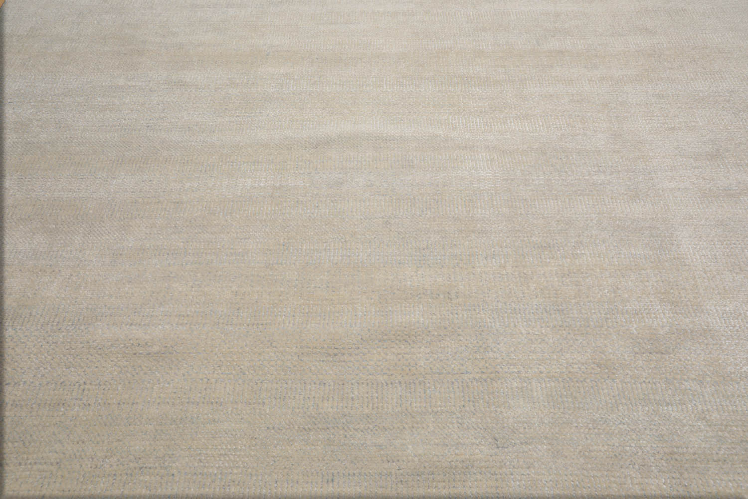 Multi Size Beige,Gray + Hand Knotted Persian Wool and Silk Modern & Contemporary Oriental Area Rug