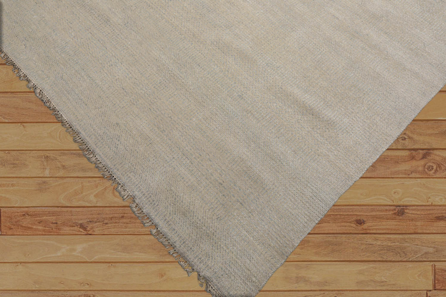 Multi Size Beige,Gray + Hand Knotted Persian Wool and Silk Modern & Contemporary Oriental Area Rug