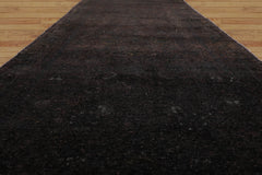 Aashvi Runner Hand Knotted Turkish Oushak  100% Wool Oushak Modern & Contemporary Oriental Area Rug Charcoal, Chocolate Color