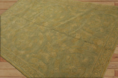 Jarome 6x9 Hand Knotted French Aubusson Savonnerie 100% Wool Asmara Traditional Oriental Area Rug Lime, Light Gold Color