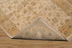 Koepke 3x5 Beige, Tan Hand Knotted 100% Wool Agra Traditional Oriental Area Rug