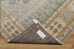 Annunzio 8x10 Hand Knotted Persian 100% Wool Oushak Traditional  Oriental Area Rug Gray,Celadon Color