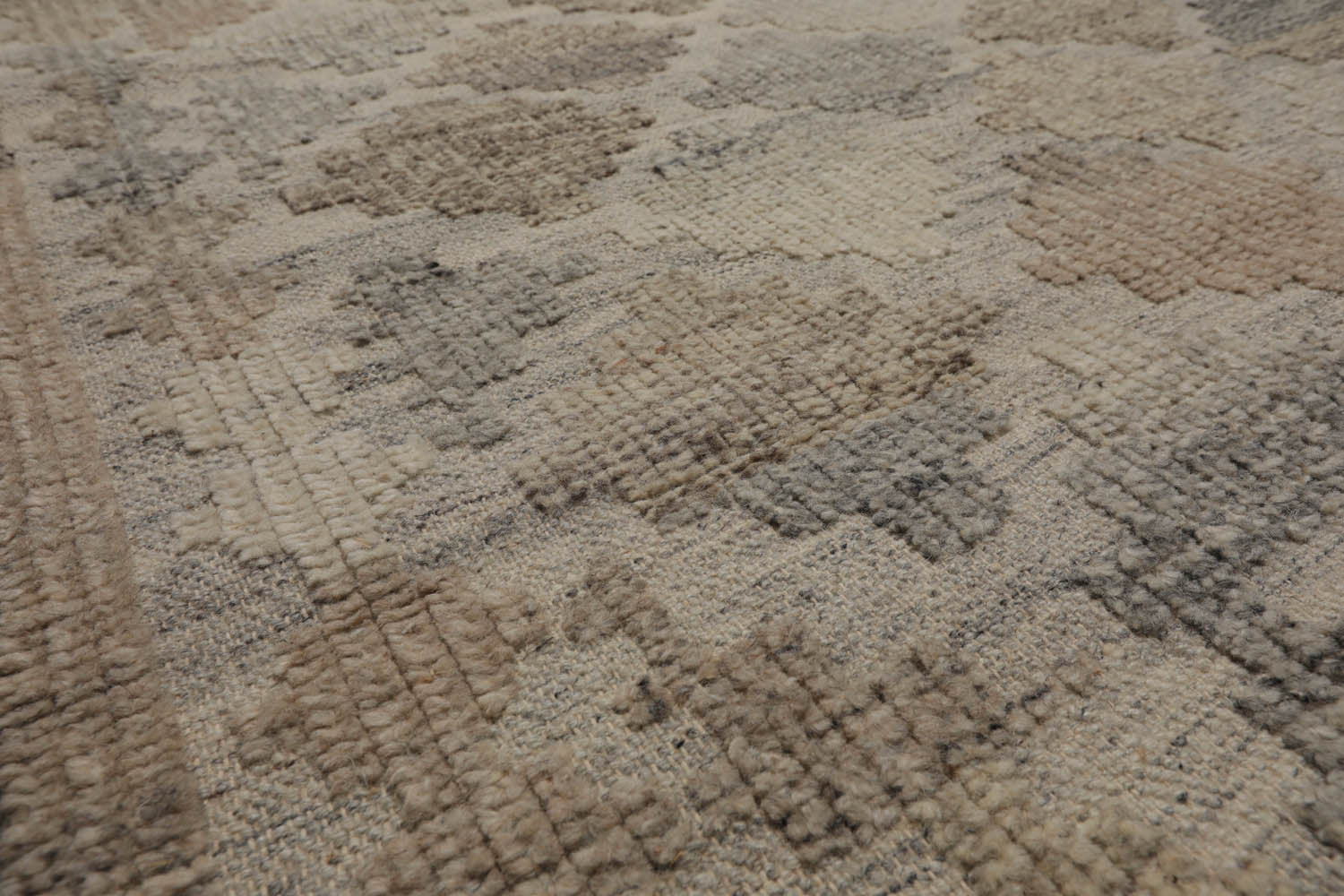 Haynes LoomBloom 5x8 Beige Hand-knotted Southwestern Moroccan Wool Oriental Area Rug