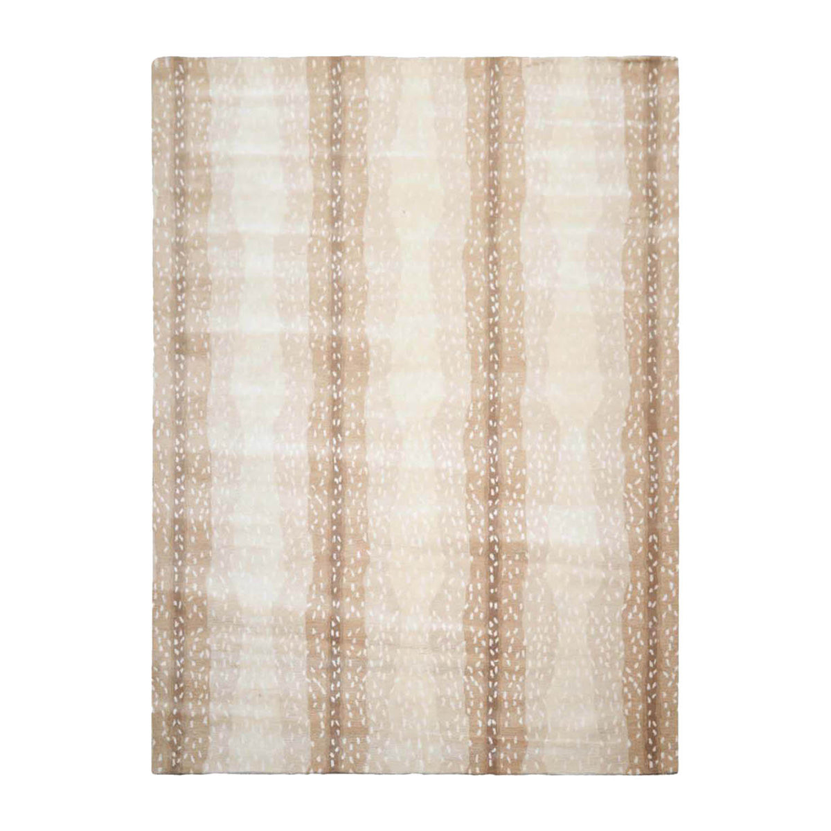 8 x 10Multicolor Tan Brown Color Hand Tufted Animal Print 100% Wool Modern Oriental Rug