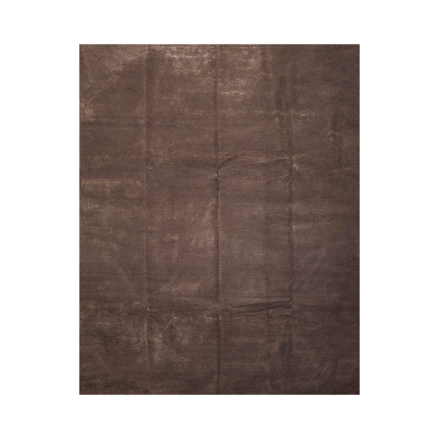 Zakeri 8x10 Hand Knotted Tibetan Wool and Silk Designer Traditional Oriental Area Rug Brown, Beige Color