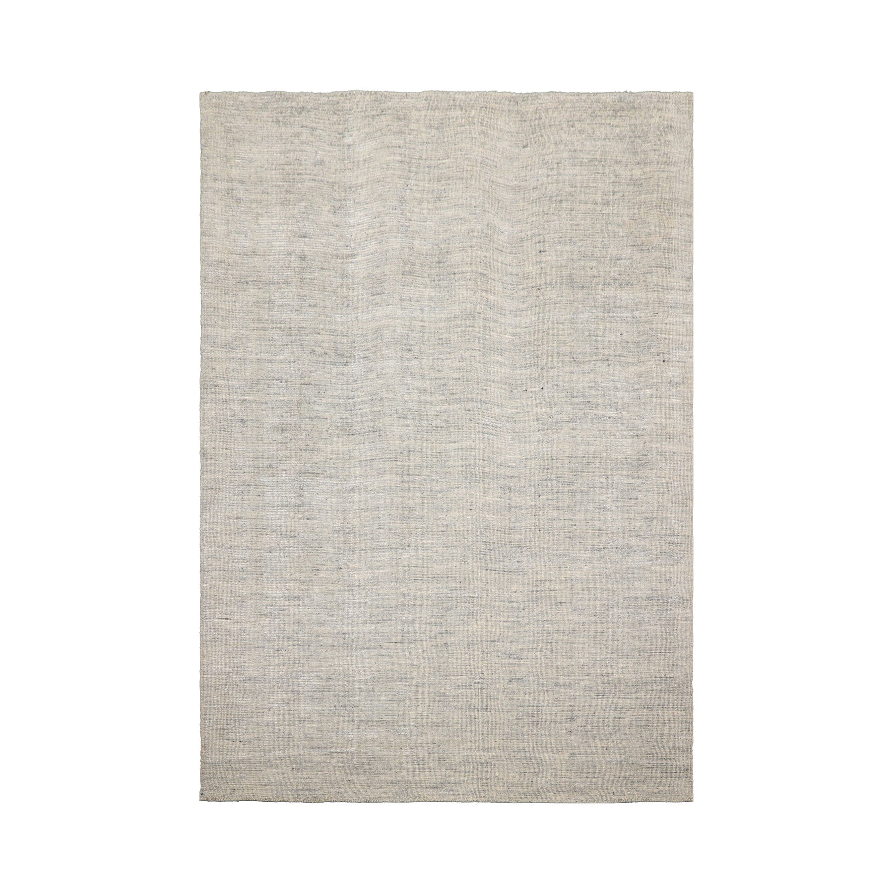 Christiaanse LoomBloom 5x8 Gray Handcrafted Modern Ribbed Wool Oriental Area Rug