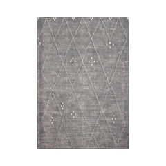 Clemmons LoomBloom 5x8 Contemporary Gray Hand Woven Moroccan Wool Oriental Area Rug