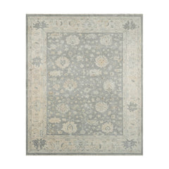 Multi Size Gray, Beige Muted Earth Tones Color Hand Knotted Oushak Wool Traditional Oriental Rug