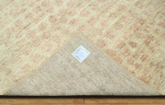 Killian 8x10 Beige, Rust Hand Knotted 100% Wool Indo Oushak Traditional Oriental Area Rug
