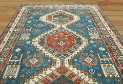Kuntz 10x14 Hand Knotted 100% Wool Oushak Traditional Oriental Area Rug Midnight Blue Color