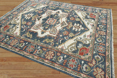 8' 3''x12' 2'' Slate Ivory Sage Color Hand Knotted  100% Wool Arts & Crafts Oriental Area Rug