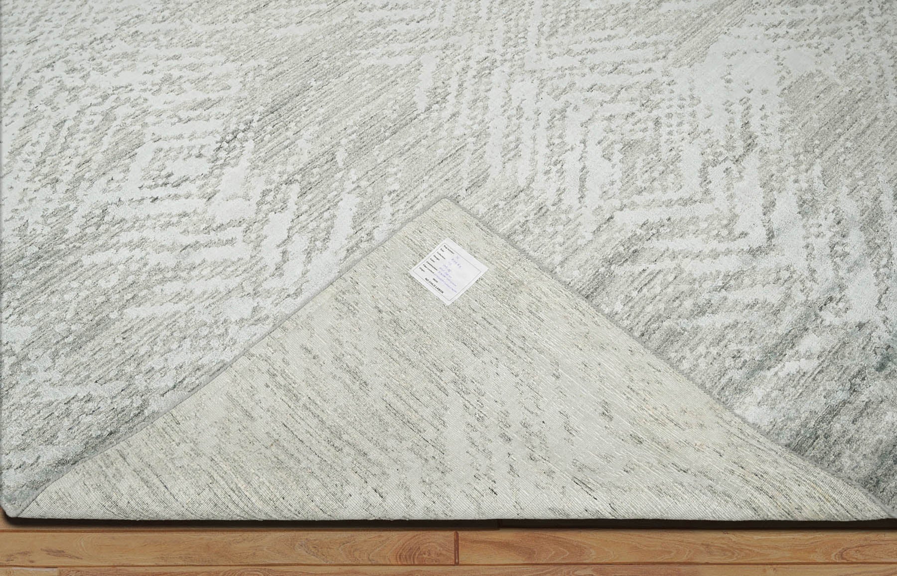 Natalei 9x12 Celadon, Gray Hand Knotted 100% Wool Modern & Contemporary Oriental Area Rug