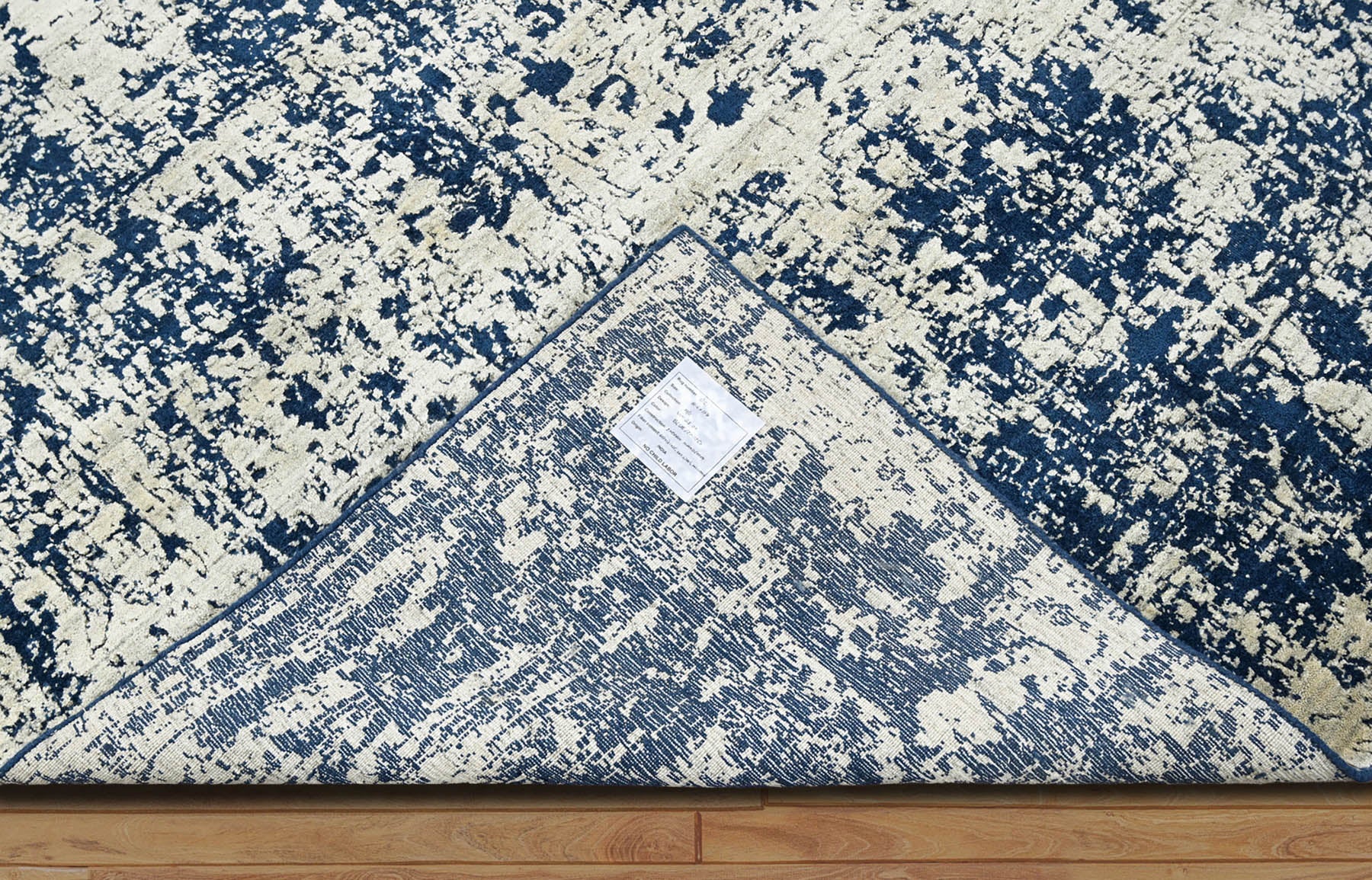 Multi Size Gray, Blue Hand Knotted 100% Wool Transitional Oriental Area Rug