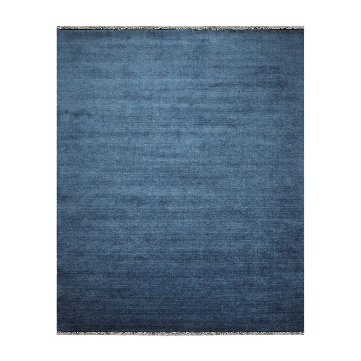 Bokhara Multi Size Blue Hand Knotted Handmade wool Plain Solid Minimalist Modern Area Rug