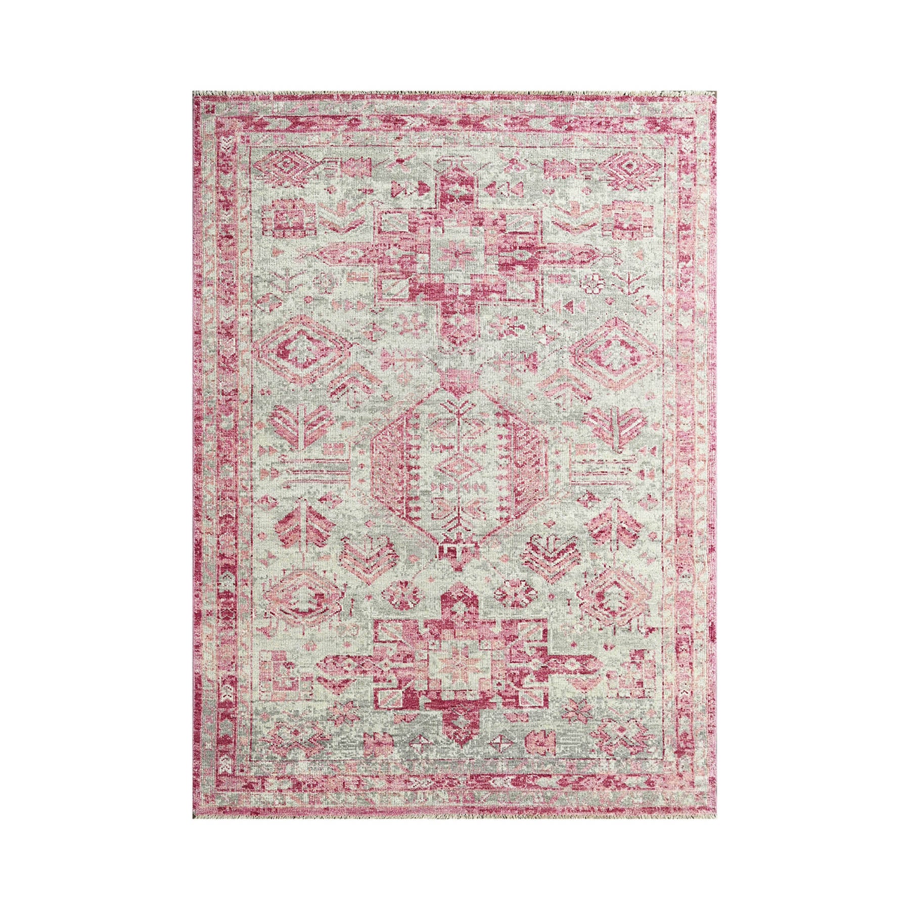 Multi Size Gray,Beige Hand Knotted Arts & Crafts 100% Wool Turkish Oushak Traditional Oriental Area Rug
