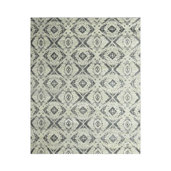8' x10'  Tone On Tone Gray Color Hand Knotted Indo Oushak  100% Wool Modern & Contemporary Oriental Area Rug