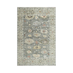 10' x14'  Gray Beige Brown Color Hand Knotted Indo Oushak  100% Wool Traditional Oriental Area Rug