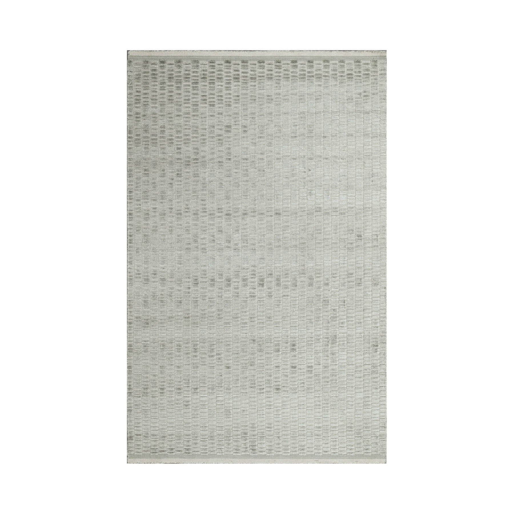 Kumru 6x9 Tone On Tone Gray LoomBloom Hand Knotted Modern & Contemporary Textured Tibetan 100% Wool Oriental Area Rug
