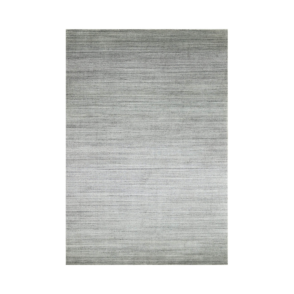 Multi Size Tone on Tone Gray Hand Knotted Tibetan Ombre 100% Wool Modern & Contemporary Oriental Area Rug