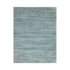 Stateline 8x10 Aqua LoomBloom Hand Knotted Modern & Contemporary Textured Tibetan 100% Wool Oriental Area Rug