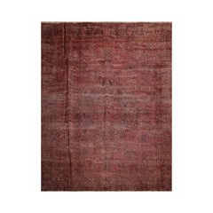 9x12 Hand Knotted Distress Quality 100% Wool Peshawar Modern & Contemporary Oriental Area Rug Rust, Charcoal Color